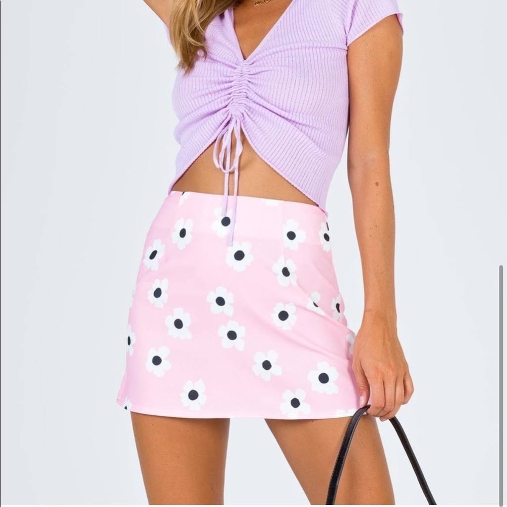 COPY - Skirt Princess Polly Shelly Mini Skirt Pink